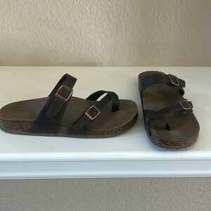 Madden Girl Brycee brown sandals for women.
